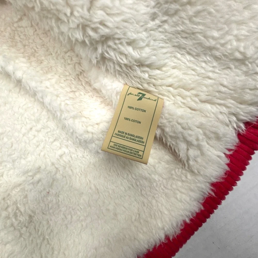 7 For All Mankind Kids Corduroy Sherpa Lined Barn Jacket Pink 12M Chore‎ NWT